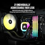 Corsair H55 RGB Liquid CPU Cooler 120mm AIO SP120 RGB ELITE Fan ARGB view 4