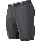 Club Ride Men's Johnson 1 Hour Biking Chamois, Compression Shorts, Bike Shorts Liner, Baselayer, Cycling (Black, XXL)