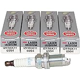 NGK Spark Plugs (USA),Inc. IZFR6K11 Spark Plugs Izfr6K11 4Pack | Replaces 9807B-5617W 9807B5617WA0 3371 3377 3401 4504 4702 5615 IK20TT PK20TT VK20PRZ-11 SKJ20DR-M11 SKJ20DR-M13 6714 8109.