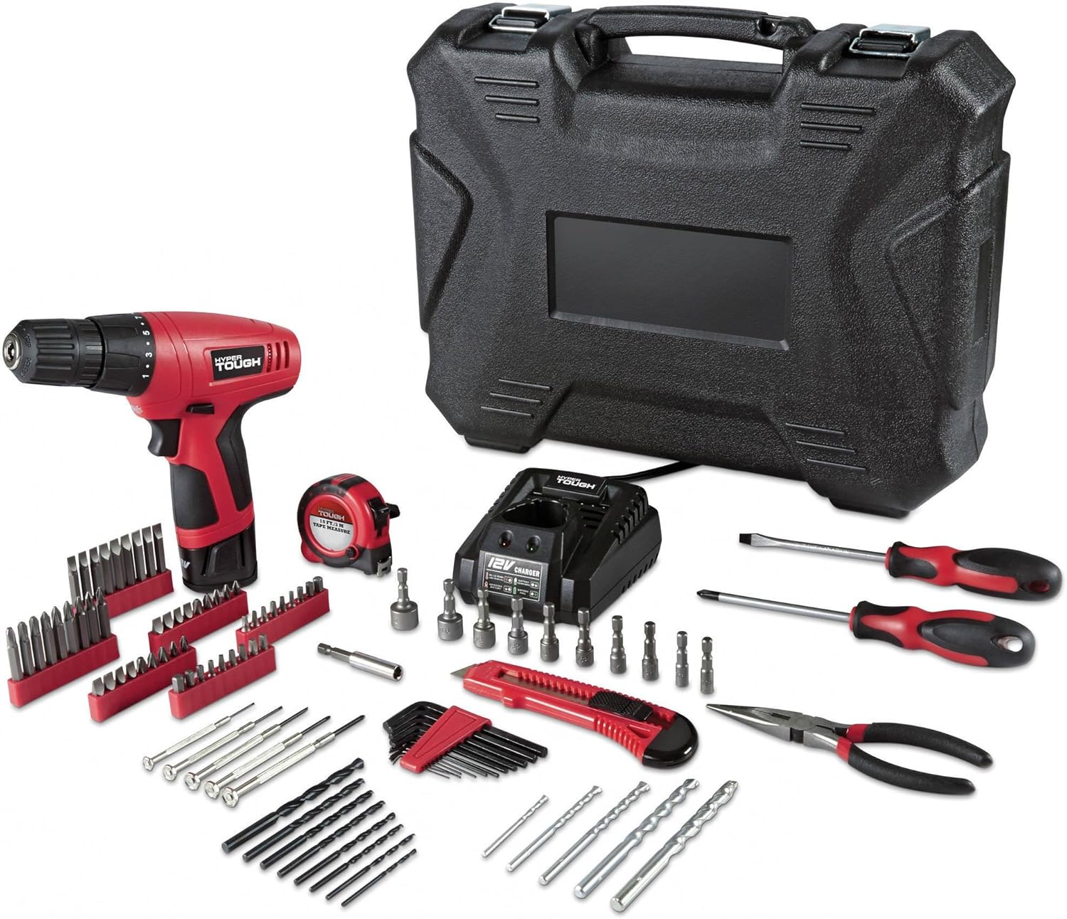 12Volt Cordless LongLasting LithiumIon Battery Drill