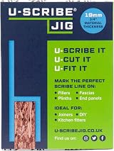 U-Scribe Jig 19mm (3/4") Set of 3 Woodworking Carpentry Jigs Mark Panels view 2