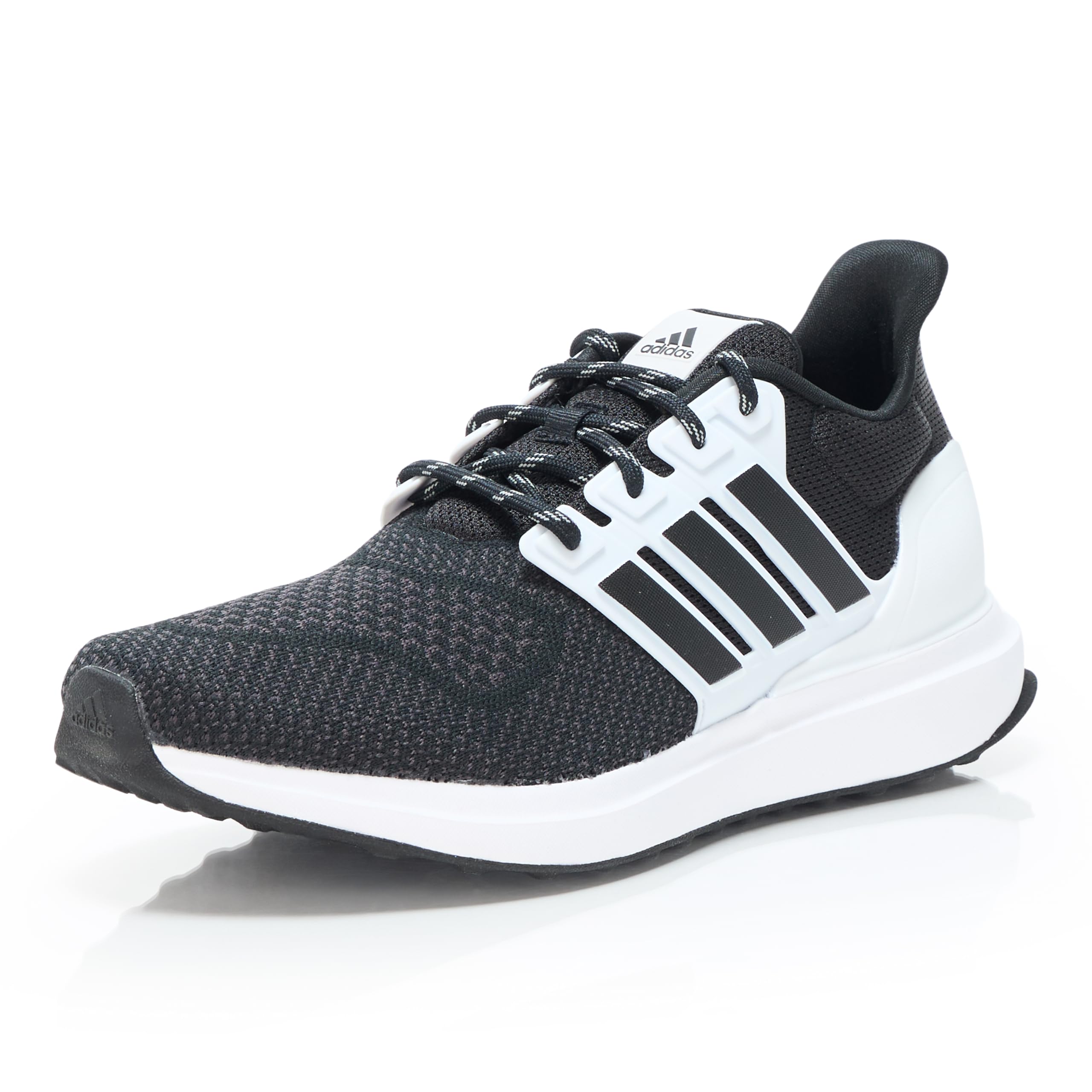 adidas Women’s UBounce Alphaskin Sneaker, Black/Black/White, 7.5