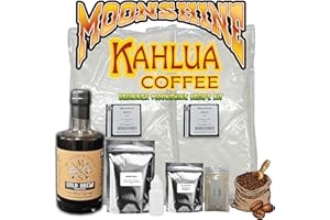 Tapcraft – Kahlua Coffee Moonshine Liqueur Sugar Wash Ingredient & Fermentation Kit – Make Your Own Kahlua Coffee Moonshine at Home – Whiskey Gift for Him & Her – DIY Coffee Liqueur Kit