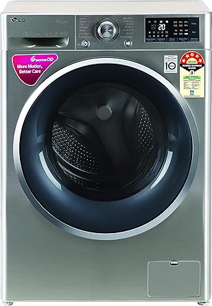 LG 8 Kg 5 Star Inverter Wi-Fi Fully-Automatic Front Loading Washing Machine (FHT1408ZWS, VCM, Turbowash)