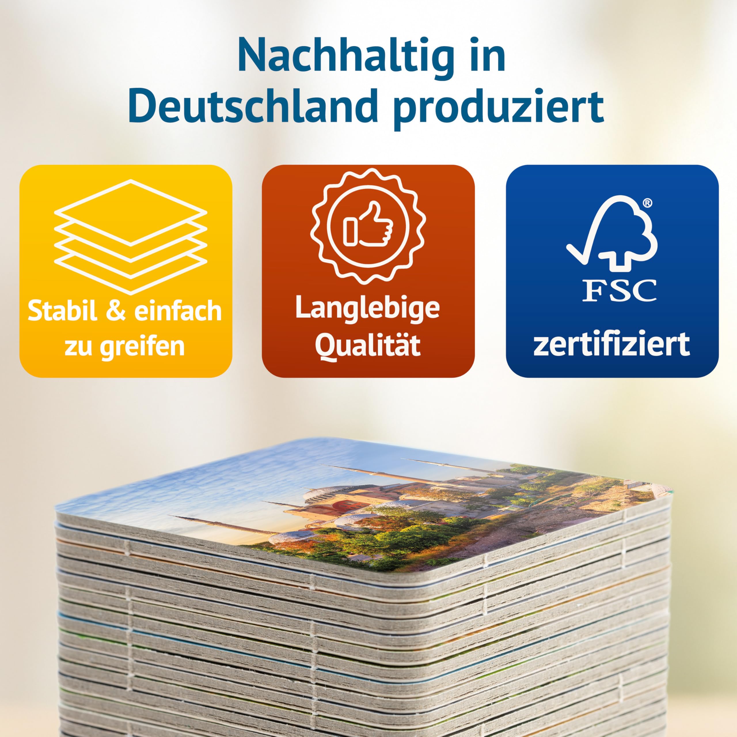 Starnberger Spiele - Weltkulturerbe Memospiel - Kartenspiel für Erwachsene und Kinder ab 6 Jahren - Geschenk für Reise- und Kulturliebhaber 7