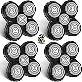 UPTARD Head Shaver Replacement Heads Shaver Replacement Blades Refills Compatible with Freebird Shaver (4)