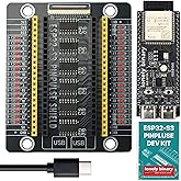Lonely Binary ESP32-S3 N16R8 PinPulse Shield GPIO LED 16MB for Arduino IDE | WROOM-1, 8MB PSRAM, dual-core 240MHz; WiFi + BT 