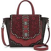 Montana West Western Tooled Crossbody Bag for Women Designer Top Handle Handbags