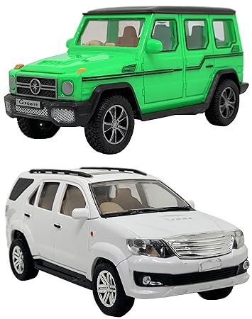 fortuner toy car white