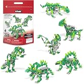 K'NEX Dynamic Dinos 6-in-1 Building Set - STEM Building Kit, Kid Construction, Creative Play Toy&sbquo; Ages 8+