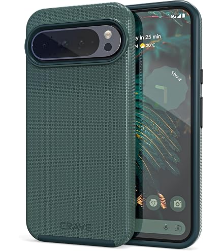 OtterBox Defender Hülle Für Google Pixel 9/9 Pro – Babyblau, Mit Holster & Portschutz, Extrem Robust