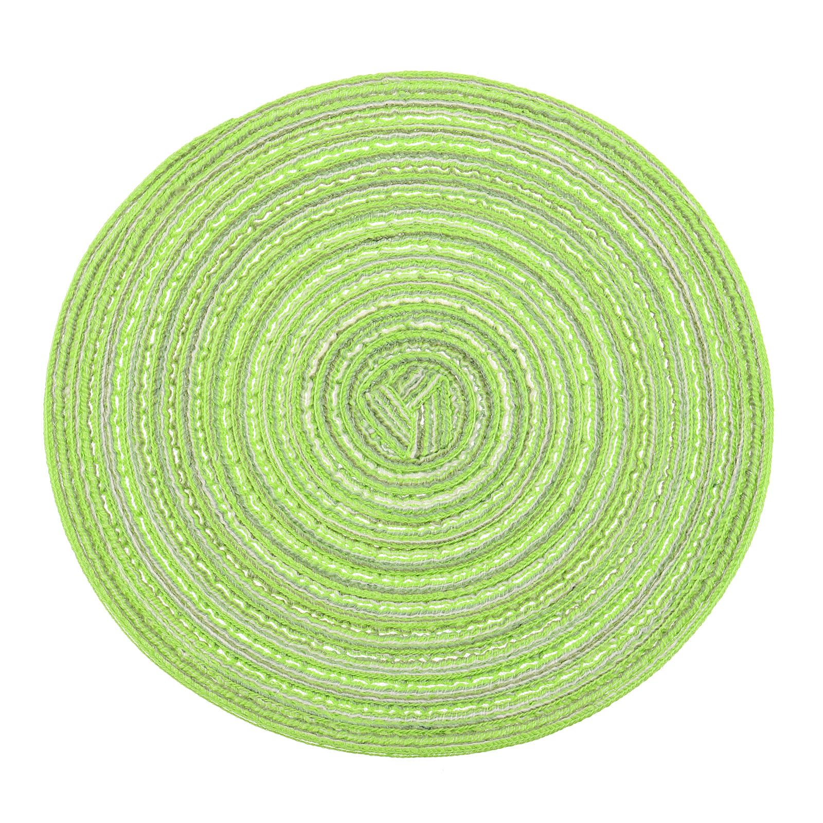 sourcing map 7.24" Dollhouse Miniature Carpet, 1:12 Polyester Doll House Rugs Prop Small House Accessories for Doll House Furniture Decor Play, Green