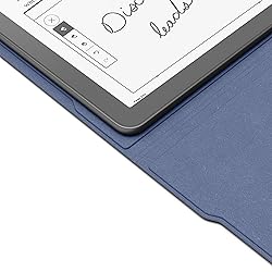 Amazon Kindle Scribe Brush Print Leather Folio