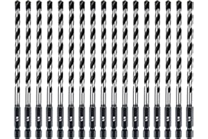 Owl Tools 1/4 Inch Masonry Drill Bits (13 Pack - Industrial Grade - Standard Chuck) 6 Inch All Purpose Masonry Bits for Concrete, Stone, Block, & More!