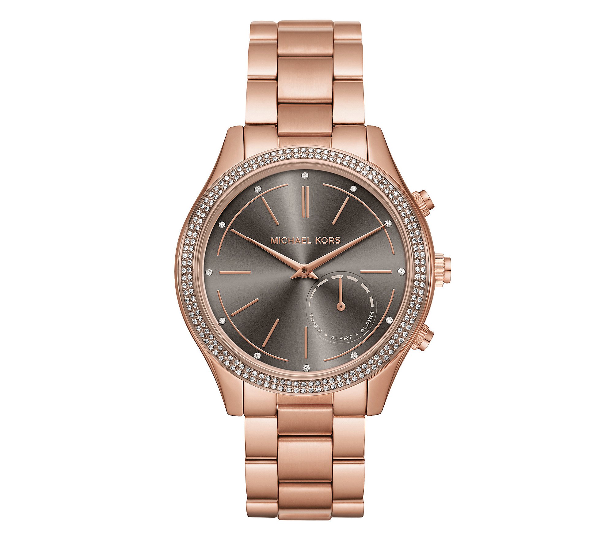 michael kors slim runway ip hybrid smartwatch
