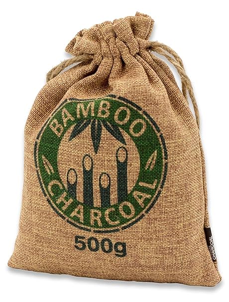 Ambientador de bambú con carbón activo, cojín Wunder, purificador ...