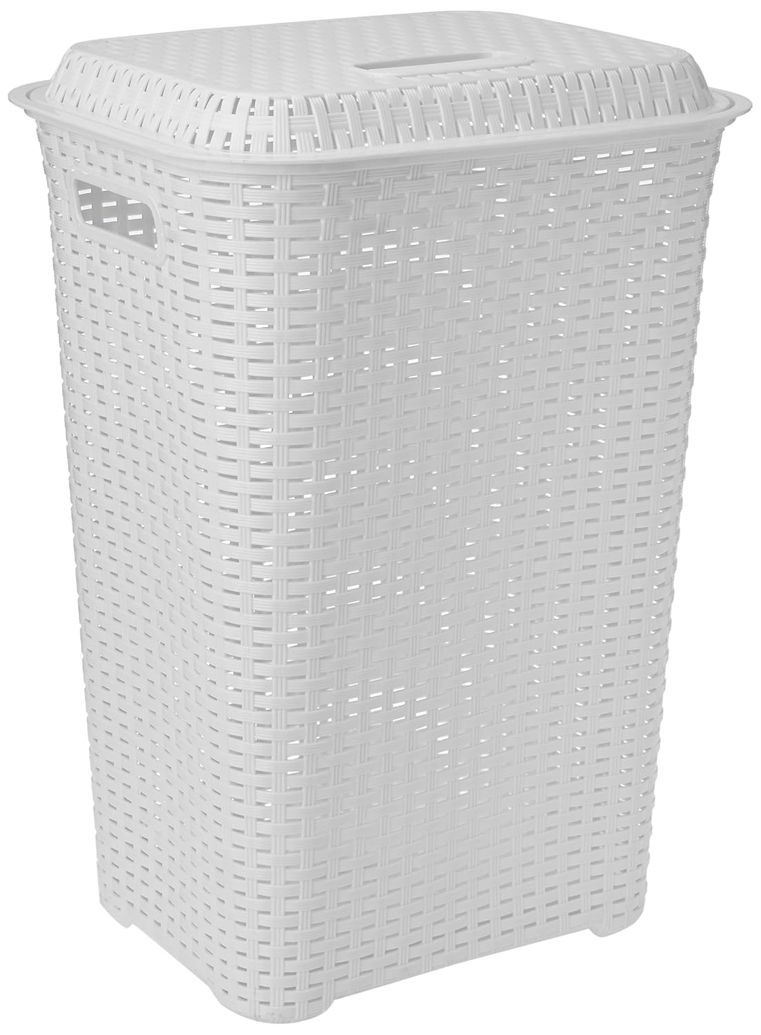 Cello Eliza Plastic Laundry Bag/Basket, 50 litres, Milky White Amazon.in Home & Kitchen