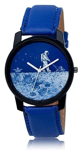 Tymo Analogue Wrist Blue Dial Men's and Boy's Watch LGDL07