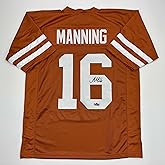 Facsimile Autographed Arch Manning Texas Orange Reprint Laser Auto College Football Jersey Size Men's XL