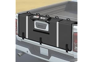 Tanfix Tailgate Pad for Mountain Bikes, HeavyDuty Pickup Truck Tailgate Protector, ScratchResistant Tailgate Pad, Fits 5 Bikes, Tailgate Cover for Mountain Trail Bikes, Easy Install with Secure Strap
