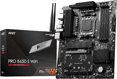 MSI PRO B650-S WIFI ATX Motherboard AM5 DDR5 Ryzen 9000 8000 7000 WiFi 6E