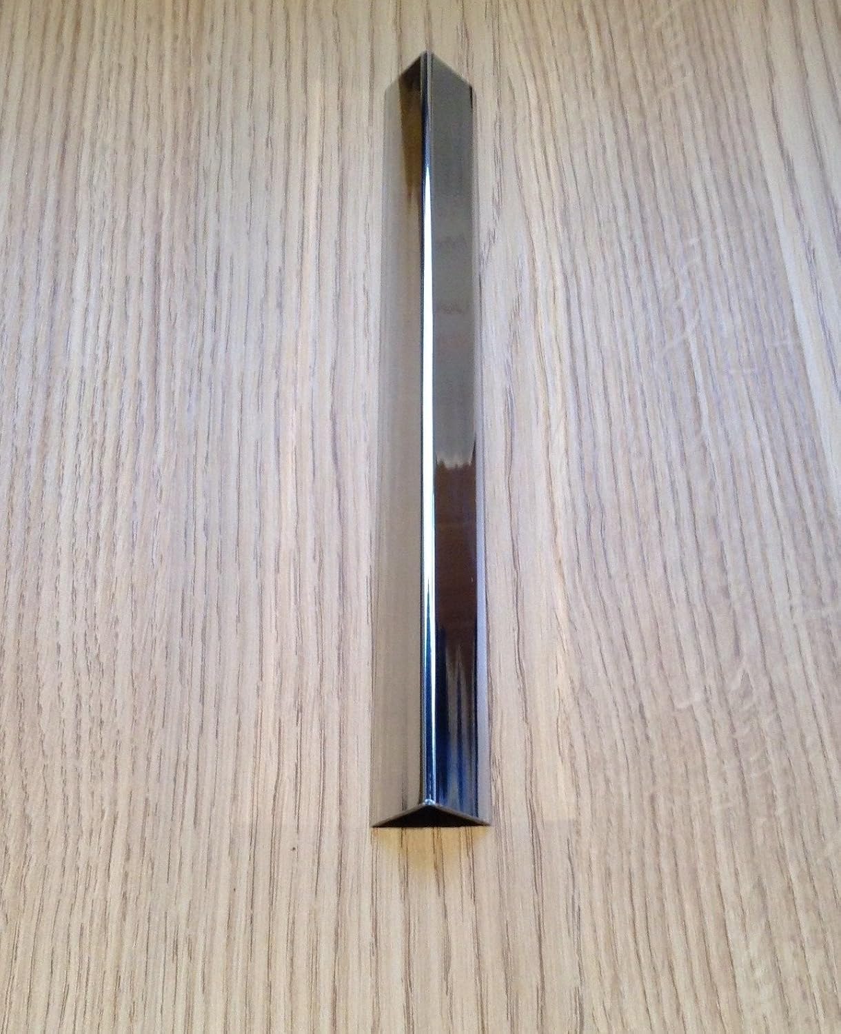 Silver Angle Trim PVC 90 Degree Angle Trim Chrome Bathroom Wall Panels 20mm 2.5m By DBS, 0.8 x 94.5 cm - Image 5