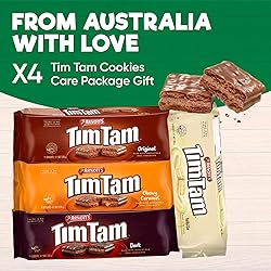 Tim Tam Cookies Care Package Gift Set - 4 Pack Full