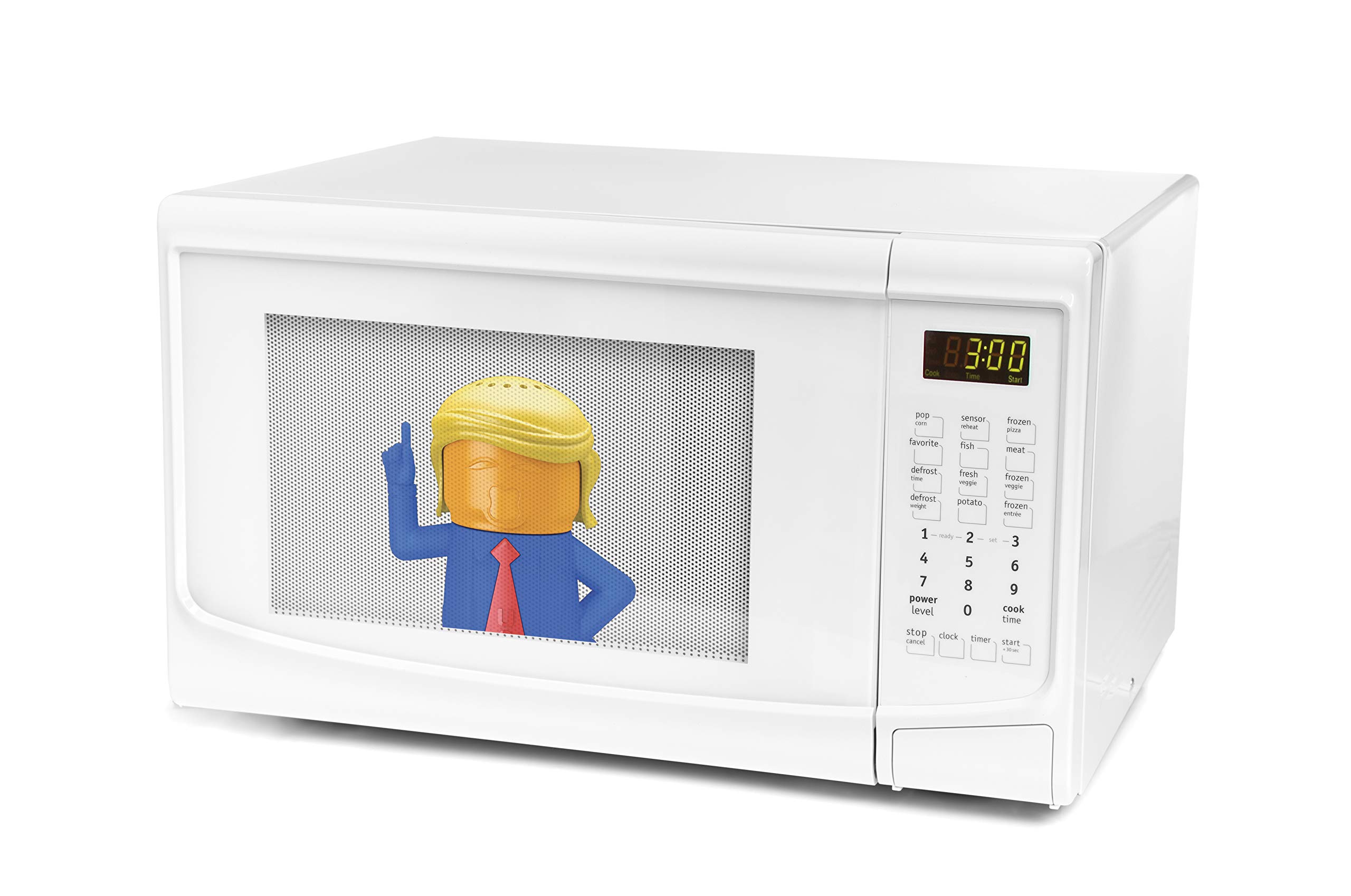 Microwave Steam Cleaner Angry POTUS Presidential Blue, It's HUGE