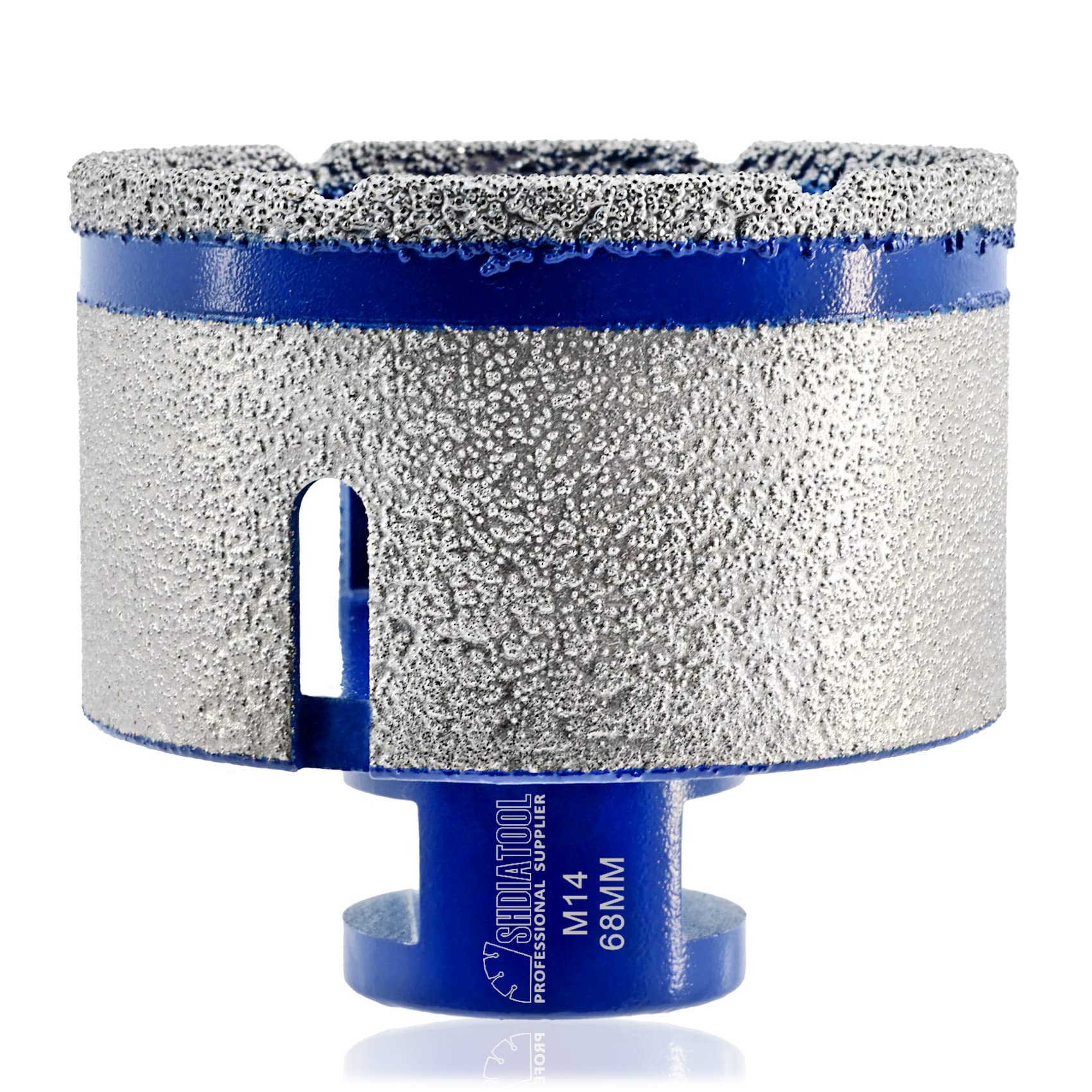 SHDIATOOL Diamond Drill Bits Finger Milling Bits Dia 68mm M14 Thread Shaping Grinding Ceramic Tile Granite Enlarge Bevel Holes Saw