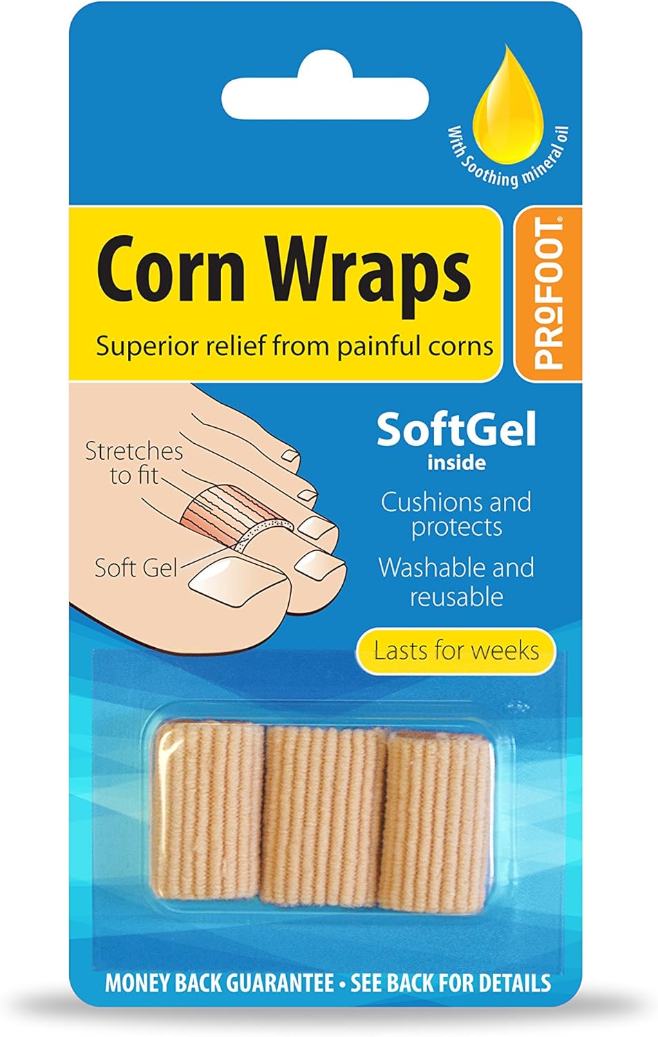 Profoot Corn Wraps 2 Pack (6 wraps) BigaMart