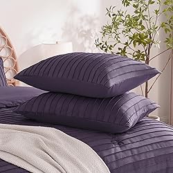 JELLYMONI Pillowcases King Size Purple 2 Pack Boho