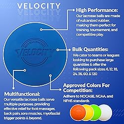 Velocity Lacrosse Balls - Official NFHS, SEI, and