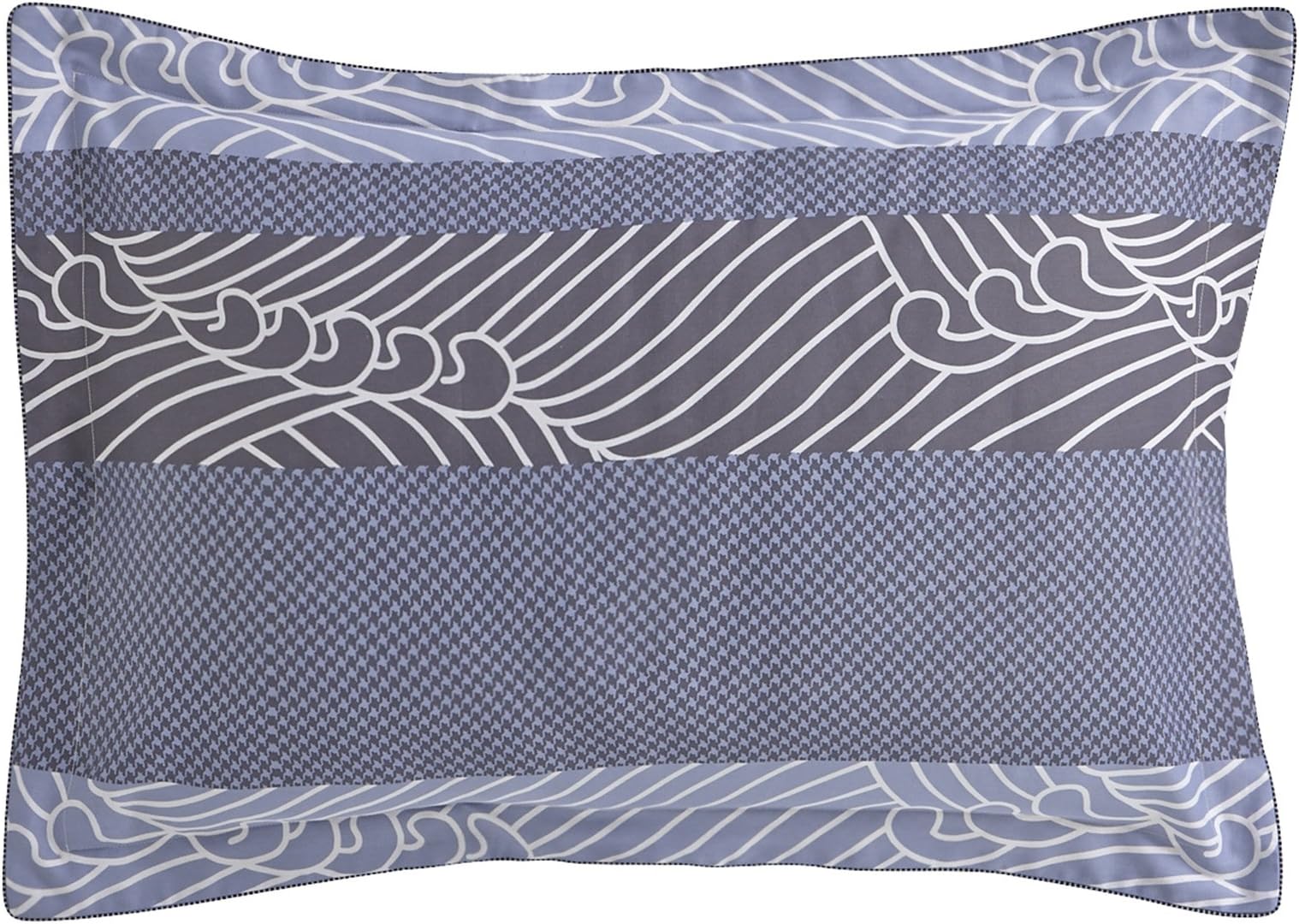 Essix Zahara 70 x 50 cm Cotton Satin Pillowcase, Blue