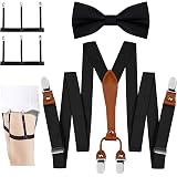 Amazon.com: Marino Conjunto de tiradores y moño. Tiradores de vestir para  hombre. Tiradores como de seda para pantalón. : Ropa, Zapatos y Joyería