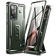 Dexnor for Samsung Galaxy Note 20 Ultra 5G Case, [Built in Screen Protector and Kickstand] Heavy Duty Military Grade Protection Shockproof Protective Cover for Samsung Galaxy Note 20 Ultra, Army Green