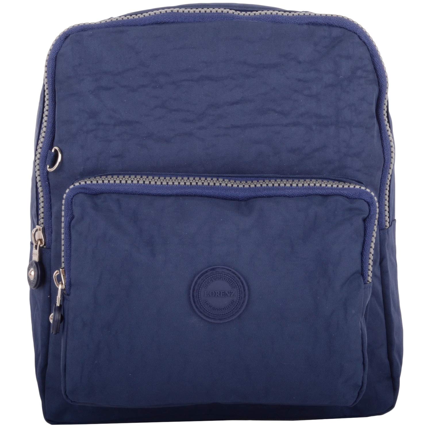 Valita Womens Handy Medium Size Travel School Day Out Round Backpack Rucksack - Navy