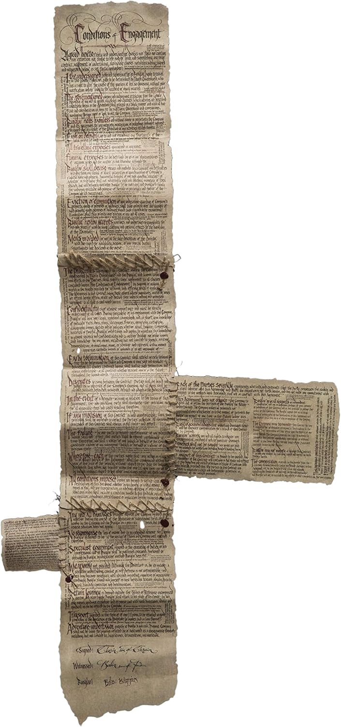 Weta Workshop - Hobbit - The Burglar Contract of Bilbo Baggins (Miniature Prop Replica), Mehrfarbig - Image 4