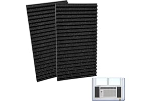YoleShy Window Air Conditioner Side Panels Foam Panels for Window Air Conditioner, AC Units Window Kit 17 X 9 X 1 inch, Pack of 2, Black