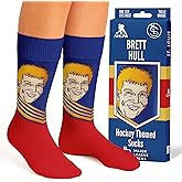 Major League Socks - NHL St. Louis Blues - Various Players - Hockey Fan Holiday Gift Unisex Apparel (Size 7-13)