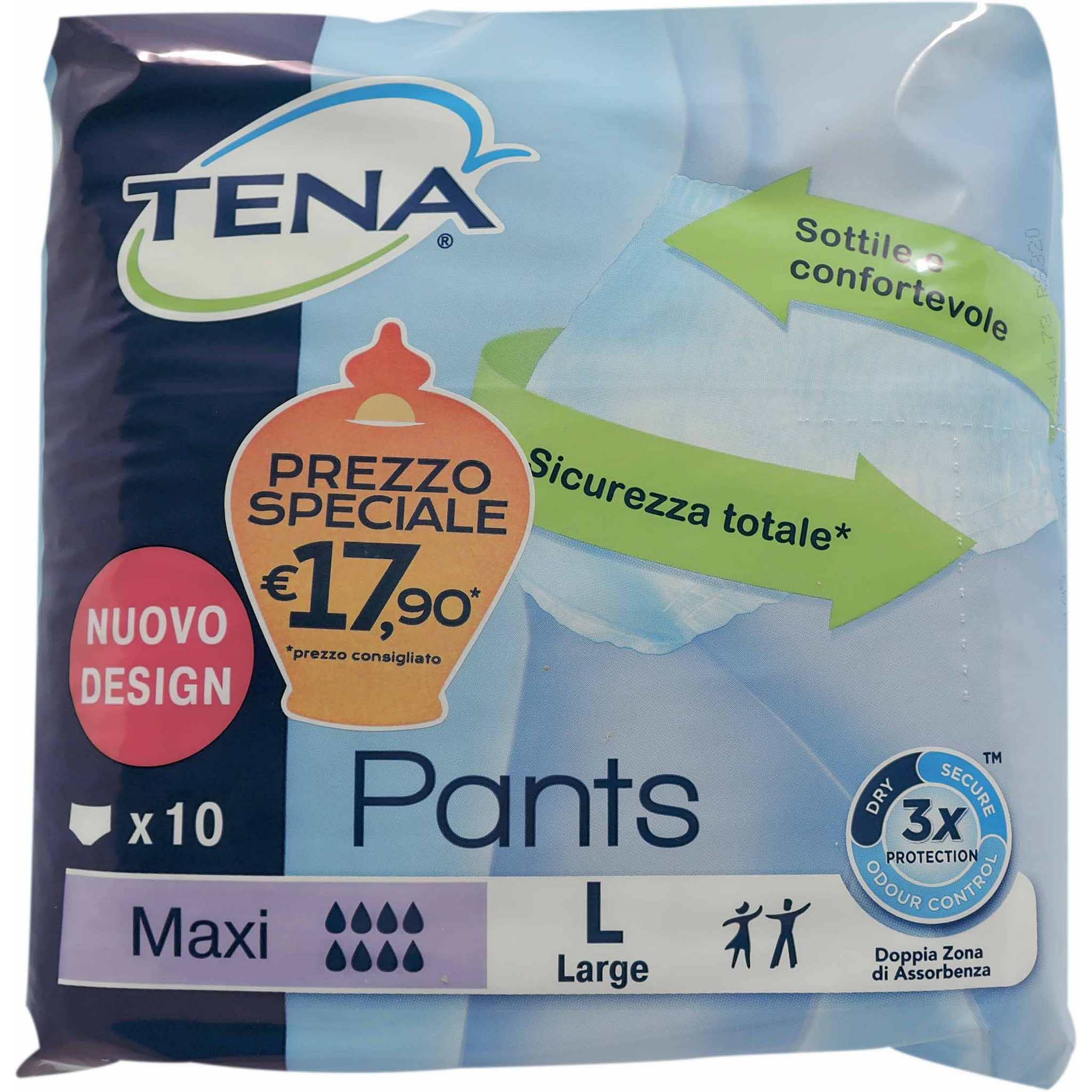 Tena Pants Maxi L New 10pcs
