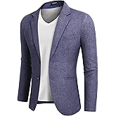 COOFANDY Men's Blazer Casual Two Buttons Sport Coats Lightweight Suit Jacket