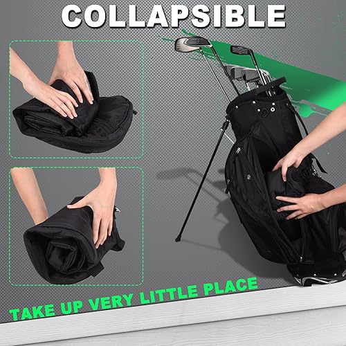 Big Teeth Golf Sunday Bag, Small Golf Bag Lightweight, Par Golf