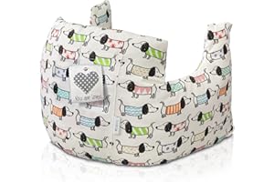 W&F HOME Mastectomy Post Surgery Recovery Breast Support Soft Pillow - Hysterectomy Recovery Products, Port Pillows For Chemo Patients, Breast Reduction After Surgery Needs, Breast Left Surgery Supplies,Dogs