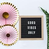 Relaxdays Black Changeable Board 25x25cm Retro Pegboard with 900 Symbols view 3