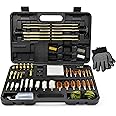 Elite Universal Gun Cleaning Kit for All Guns, Gun Brushes for Pistol Handgun Shotgun Rifle, Durable Brass Rods, 9mm Bore Rop