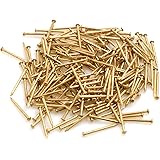Design61round head nails, 1.4 mm x 20 mm, brass plated iron, approx. 300 pieces = 75 g.