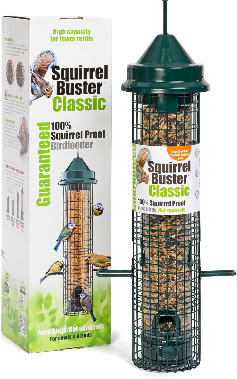 Jacobi Jayne Squirrel Buster Classic Squirrel Proof Bird Feeder 1.4L