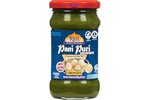 Rani Pani Puri Concentrate (Sweet & Spicy to Make Pani Water / Spicy Water) 10.5oz (300g) Glass Jar, Ready to Eat ~ Vegan | G
