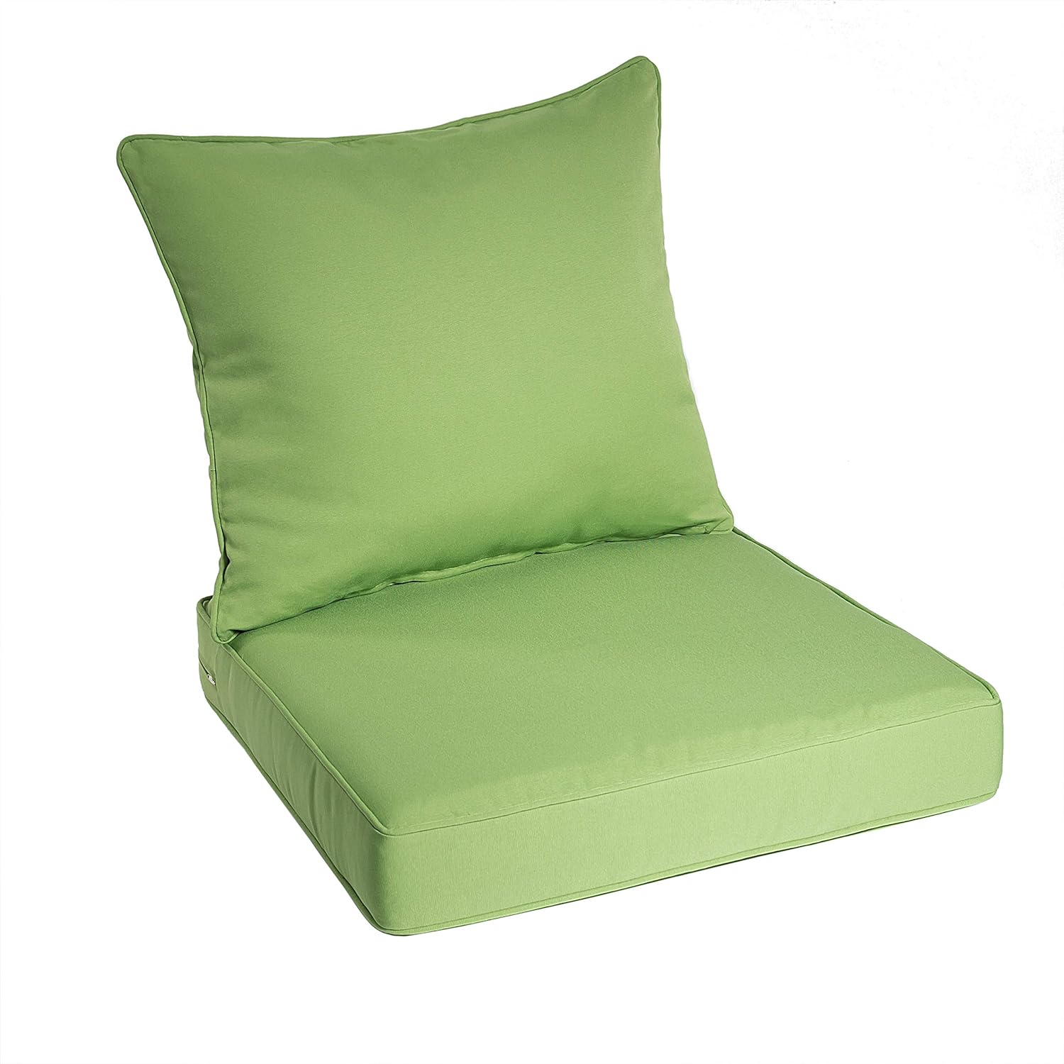 Art Leon Outdoor/Indoor Patio Deep Seat Chair Cushion Set,Including One Backrest and One Seat Cushion (Green)