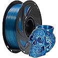 TRONXY PETG 3D Printer Filament Blue, 1.75 mm Filament with Metallic Gloss, Dimensional Accuracy +/- 0.03 mm, 1kg(2.2lbs) Spool PETG Filament, Blue